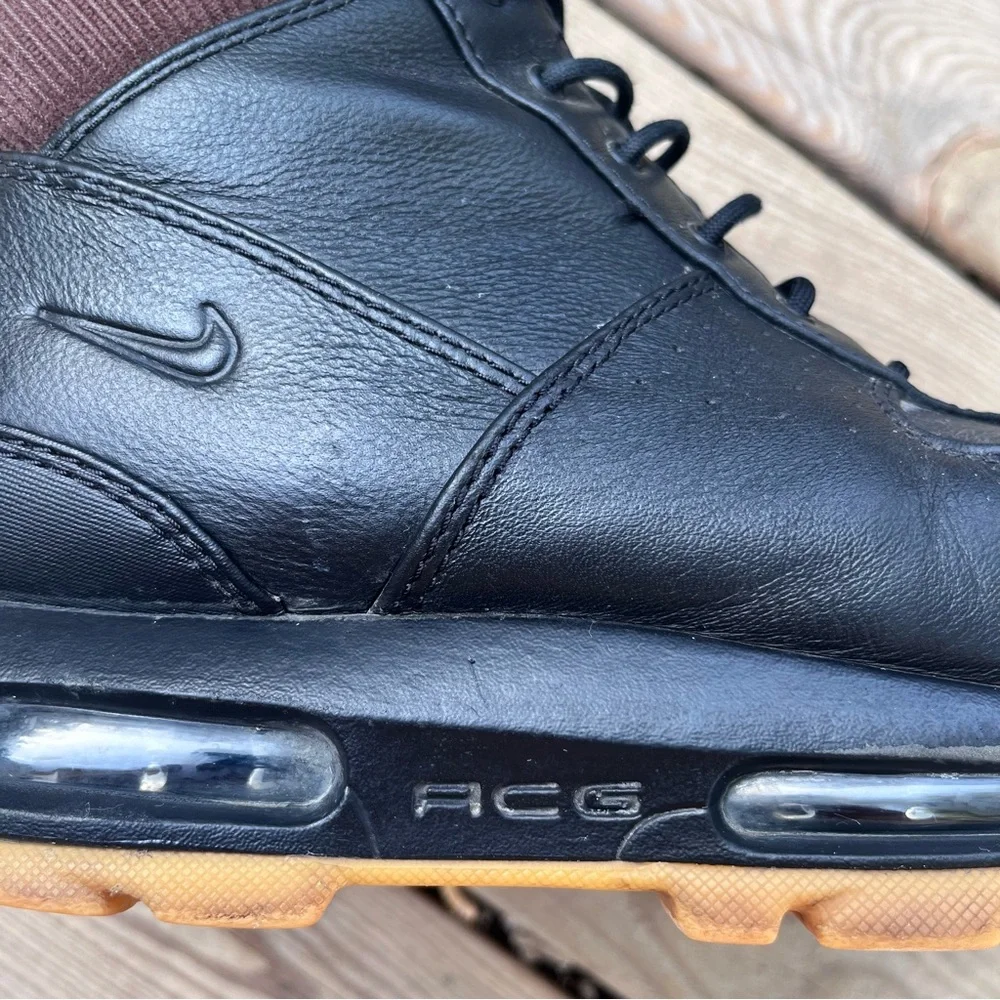 Nike Air Max Goadome SE 2021 Black/Brown ACG Leather Boots men’s sz 11 - Picture 10 of 13